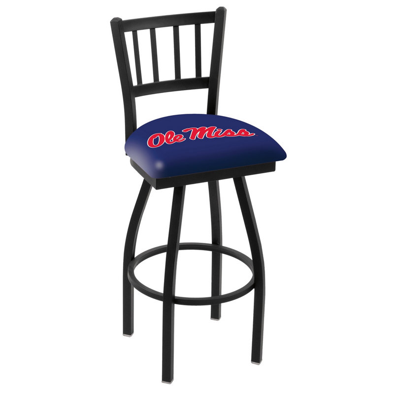 NCAA Swivel 25" Counter Stool, Ole Miss Rebels, 25" Height