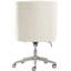 Chaise de bureau Tommy Hilfiger Belmont avec base en acier inoxydable et roulettes lisses-2038314068