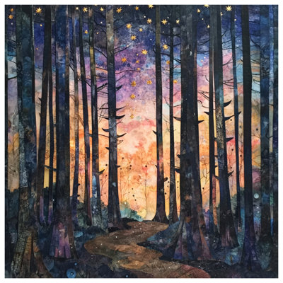 Forest Path Stars Comforter