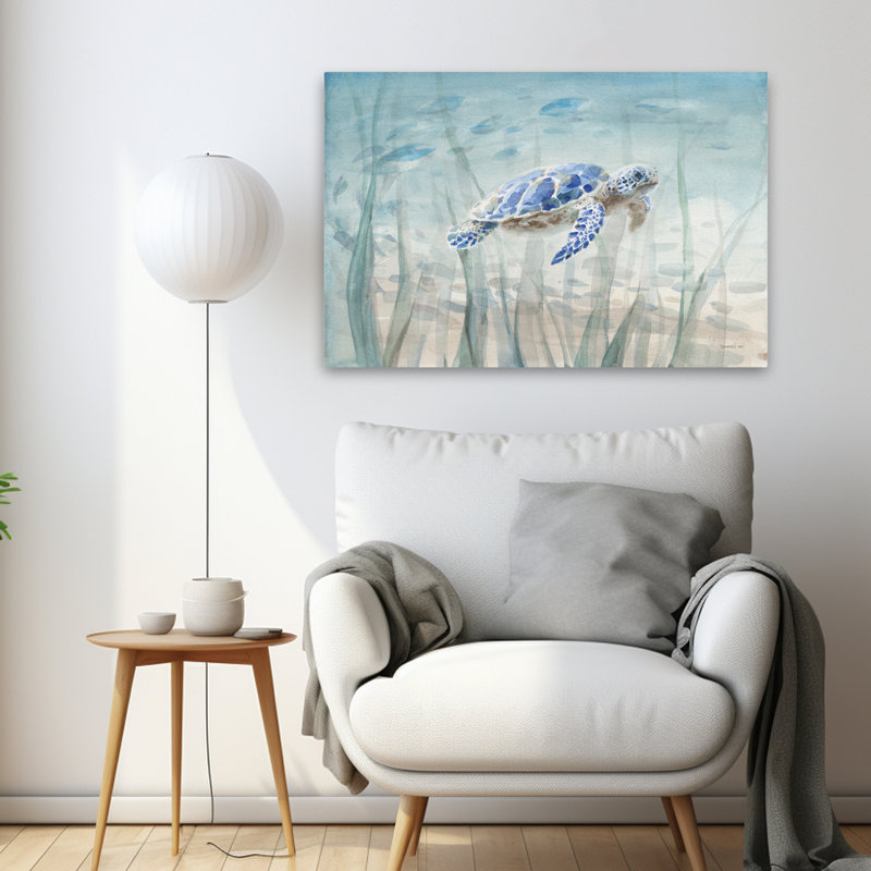 Tortue sous-marine nautique et côtière, H 36 po x l 24 po
