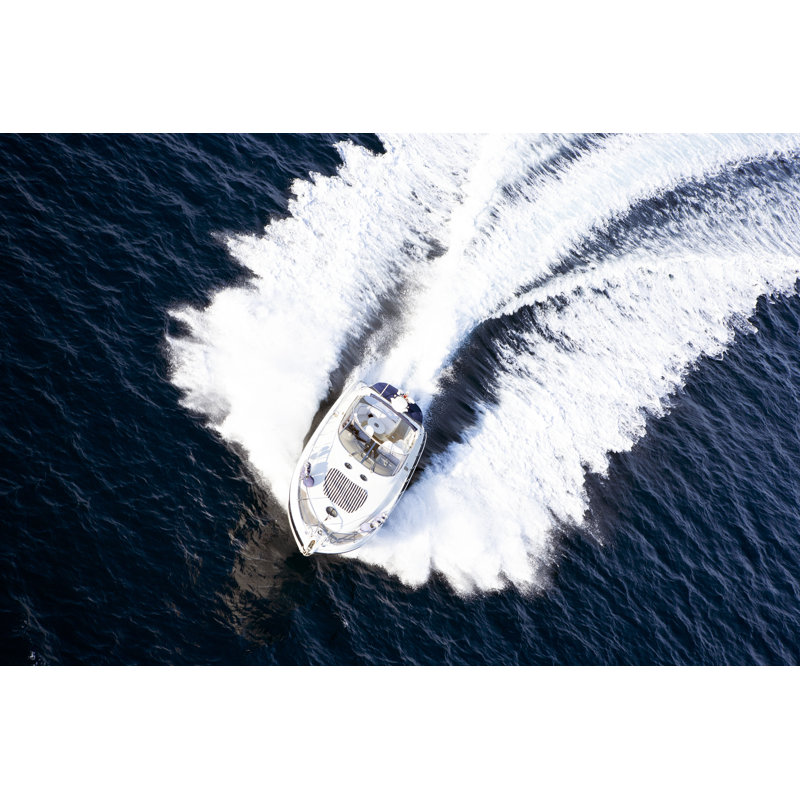 Fast Speedboat Racing - Wrapped Canvas Print, 20cm H x 30cm W x 3.8cm D