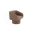 Fauteuil d'appoint pivotant classique, fauteuil confortable-10136888