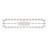 Acquanetta 6 Light Polished Nickel Linear Chandelier
