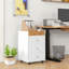Armoire à 3 tiroirs pour bureau - blanc, plateau amovible, maximise le rangement et améliore l'organisation des tiroirs, la fonctionnalité