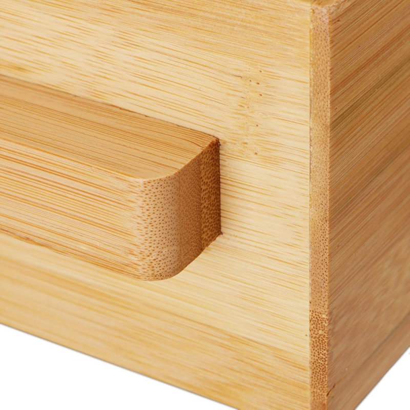 Bamboo Rectangle Flatware Caddy