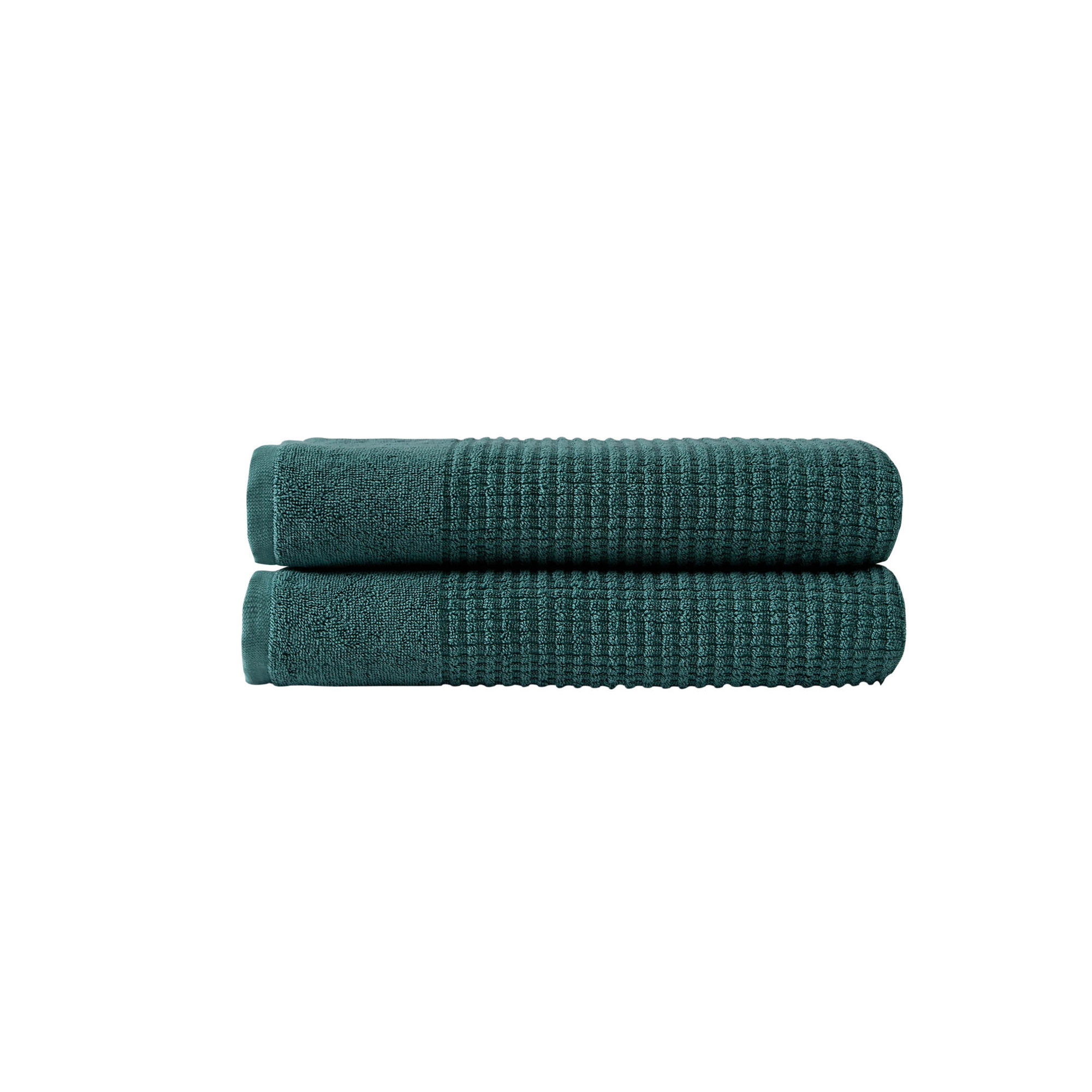 Earline 2 Piece Turkish Cotton Bath Towel Set, Green