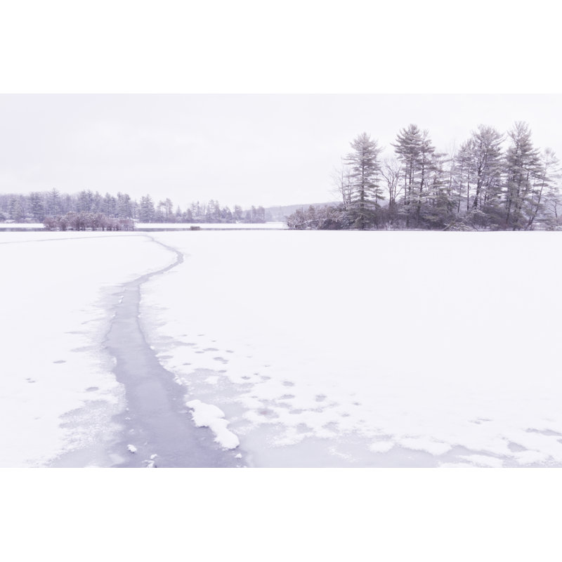 Frozen Lake - Wrapped Canvas Print, 30cm H x 46cm W x 3.8cm D