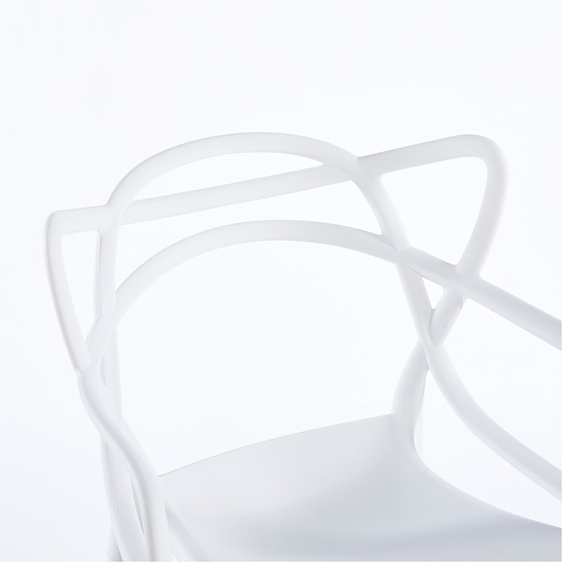 Table de salle à manger 5 pièces, table à piédestal Mid-Century avec pieds en métal, table de loisirs blanche, conception simple à assembler, café à nettoyage rapide, facile à assembler et à nettoyer