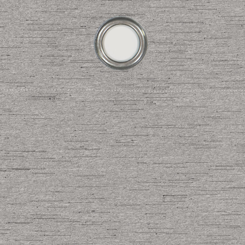 Eclipse Lawson Arm & Hammer Odor Neutralizing Blackout Grommet Curtain Panel, 50" W x 95" L, Gray