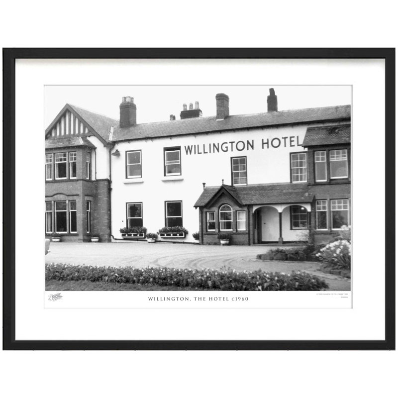 Willington, The Hotel C1960 - Single Picture Frame Print, 40cm H x 50cm W x 2.3cm D