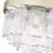 Livingon Clear Glass Flush Mount-1696942326