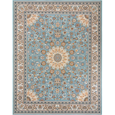 Tapis traditionnel bleu Tollefson
