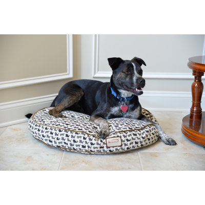 Animal Print Canvas Pet Bed