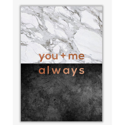 You And Me Always Couples - Print