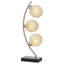Lampe de table sphérique en métal tissé noir de 30 po Mcdougal