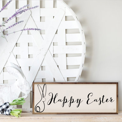 Joyeuses Pâques, lapin blanc