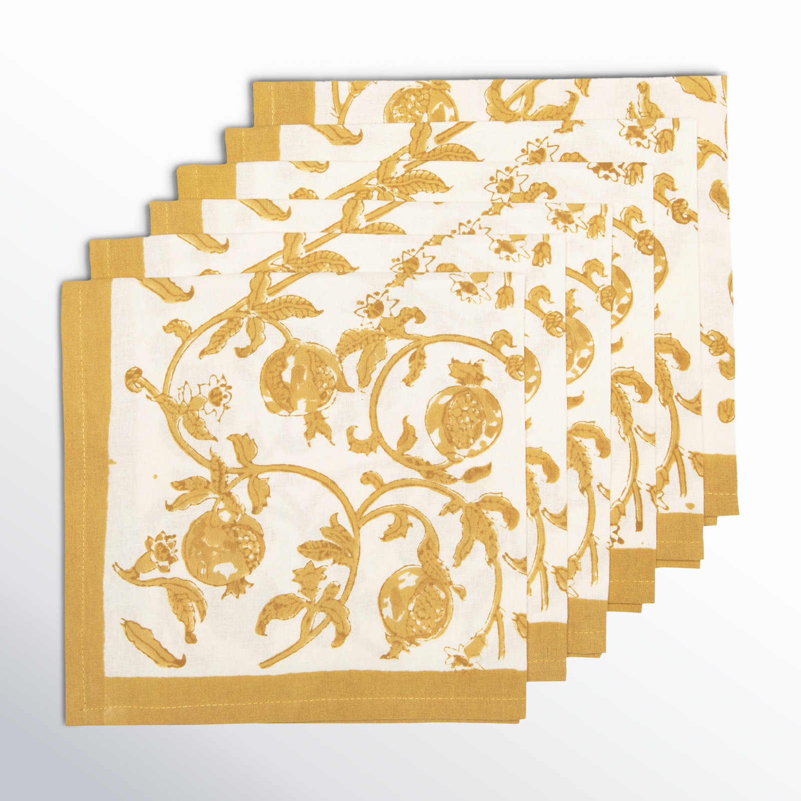Britannia Cotton Napkin, Mustard