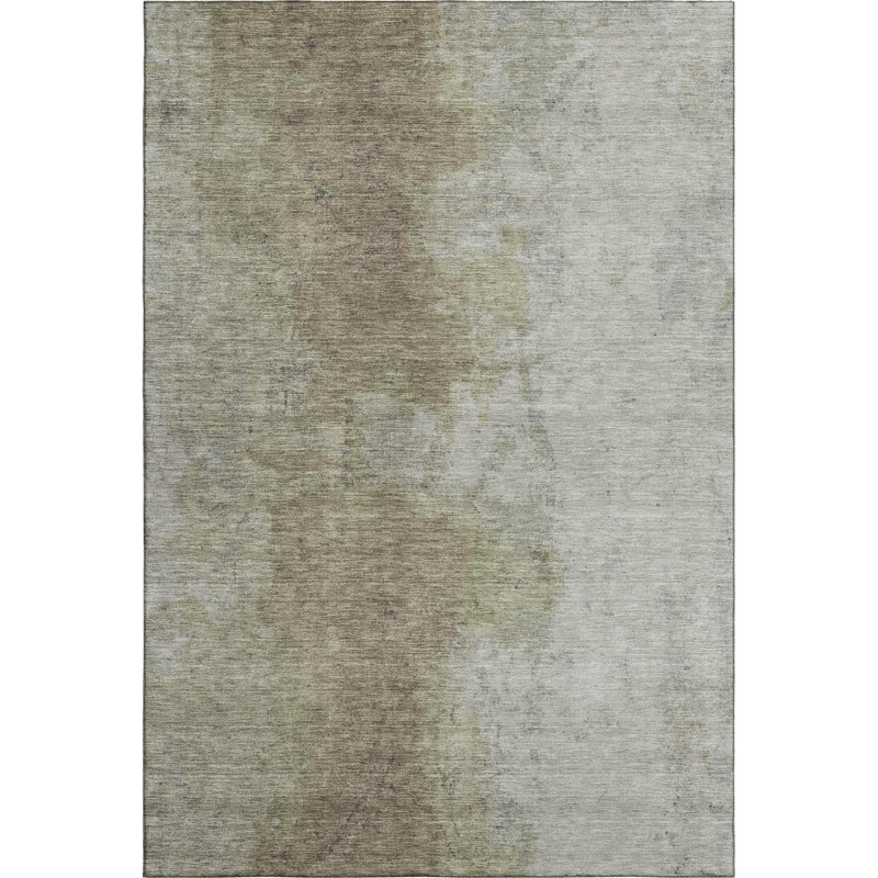Premium Machine Washable Bucz AMF1741 Modern Rug, Rectangle 10' x 14'