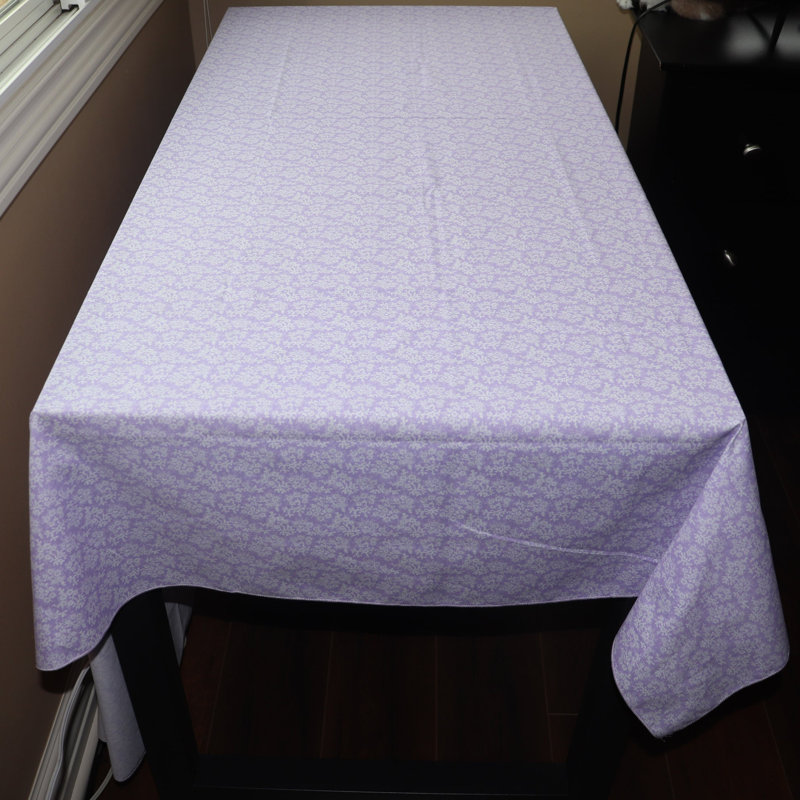 Nappes Botanic Flower, 60 po x 48 po, Lavande