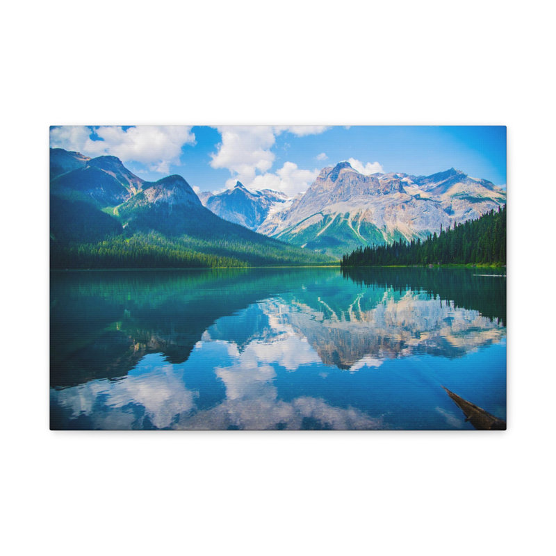Montagne, montagne, hiver, nature, photographie sur toile, art mural, H 16 po x l 20 po