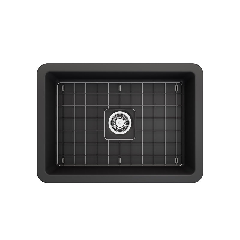 26.75'' L Kitchen Sink, Matte Dark Gray