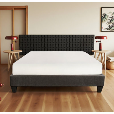 Lit plateforme tapissier, lit plateforme simple, base de lit tapissier, aucun sommier requis