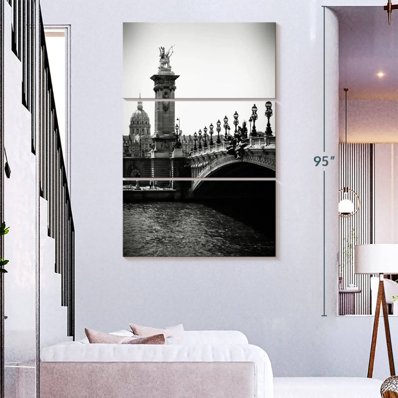 Lilie Alexandre III Bridge I, 65" H x 42" W