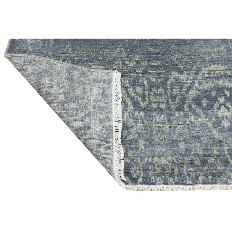 IKVLDC126GYBK Moroccan Area Rug in Gray, Rectangle 9' x 12'