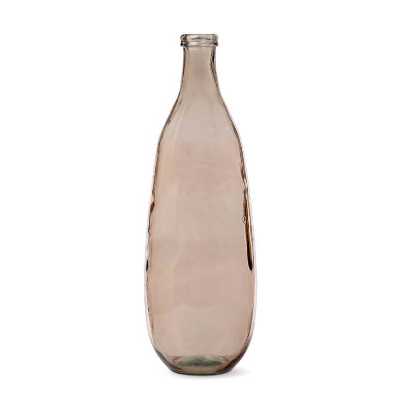 Vase en verre recyclé Montana, H 29,5 po x l 9,75 po x P 9,75 po
