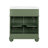 28‘’ Mid-Century Green Bathroom Vanity Cabinet With Sink Top, Metal Handles & Solid Wood Frame-755733894