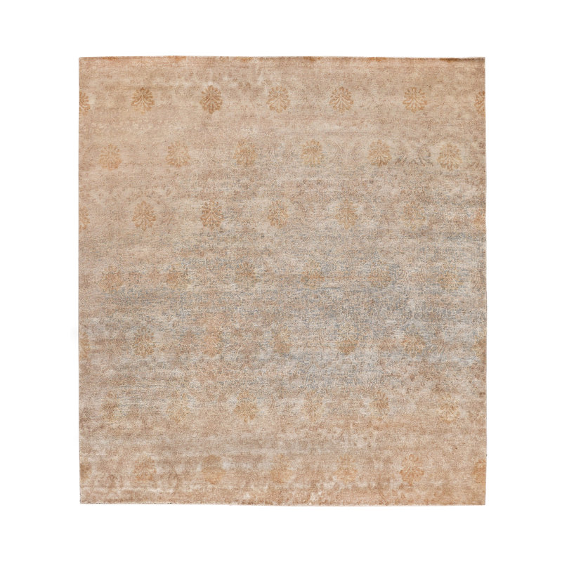 Metro hand-knotted New Zealand Wool Ivory/Beige Area Rug