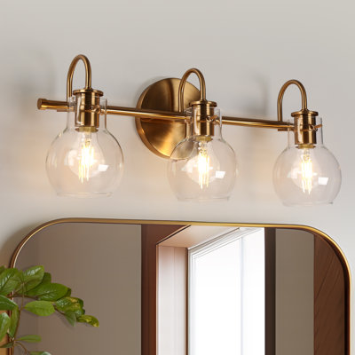 Luminaire de salle de bain à intensité variable à 3 lumières Sia certifié ETL