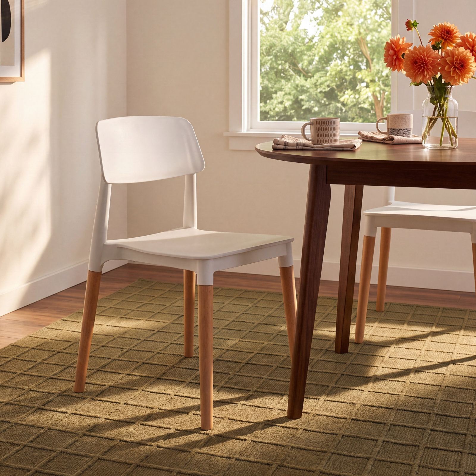 Jago Dining Chair, White, 2