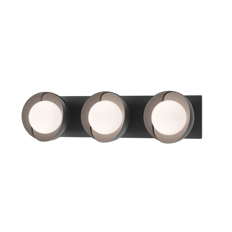 Brooklyn 3 - Light Dimmable Bath Bar, Oil Rubbed Bronze, Vintage Platinum