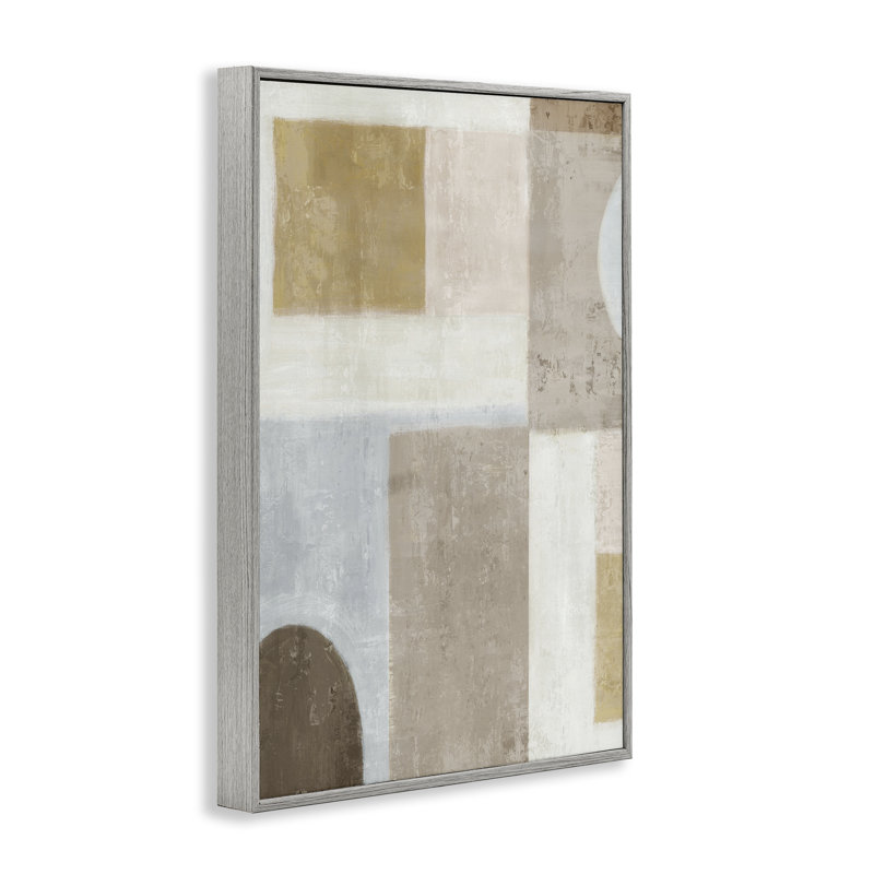 Subtil Drift Geometrics, giclée encadrée, design par Emma Peal, Estampe numérique Farmhouse, H 18 po x l 12 po