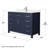Beckett 48" Freestanding Single Bathroom Vanity with Cultured Marble Top-61870915-61870909-61870911