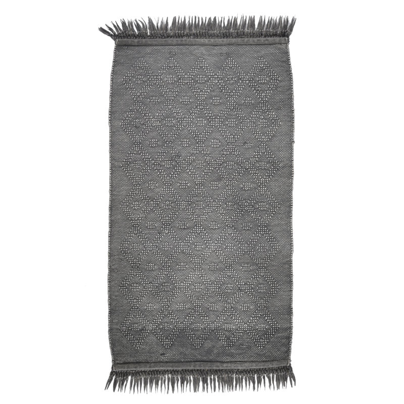 Bath Rug, Anthracite, 70cm W x 120cm L
