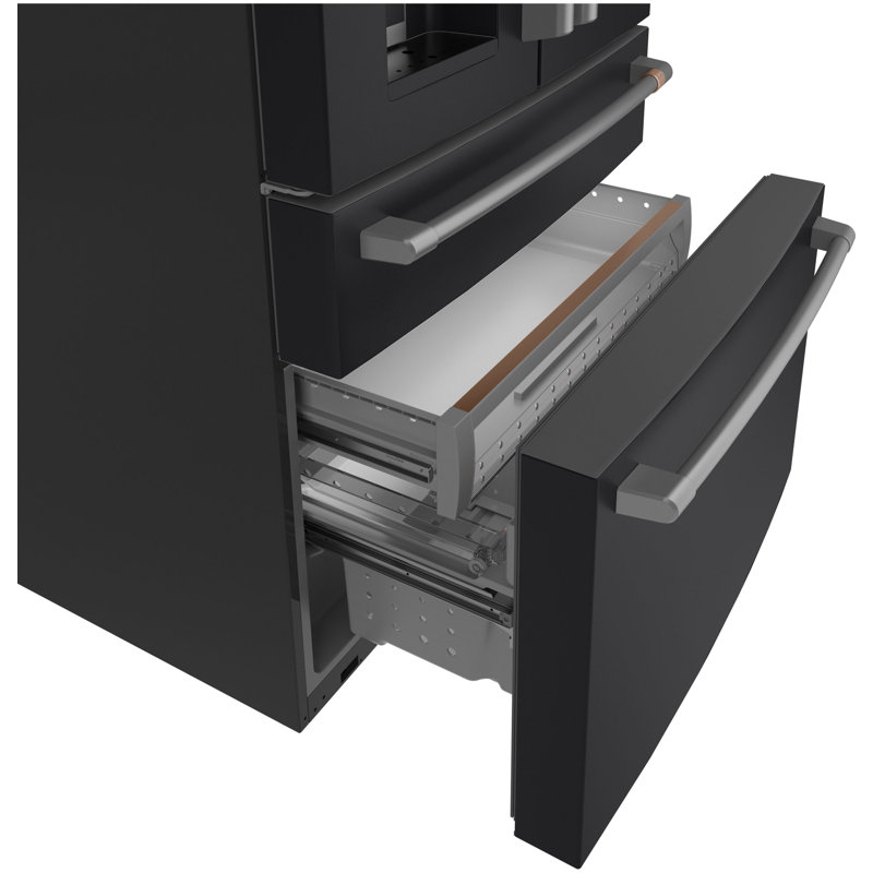 French-Door Smart Refrigerator, Matte Black