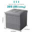 30cm Wide Footstool Ottoman