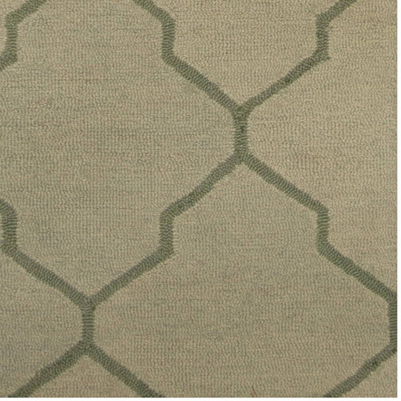 Wool Geometric Indoor Rug