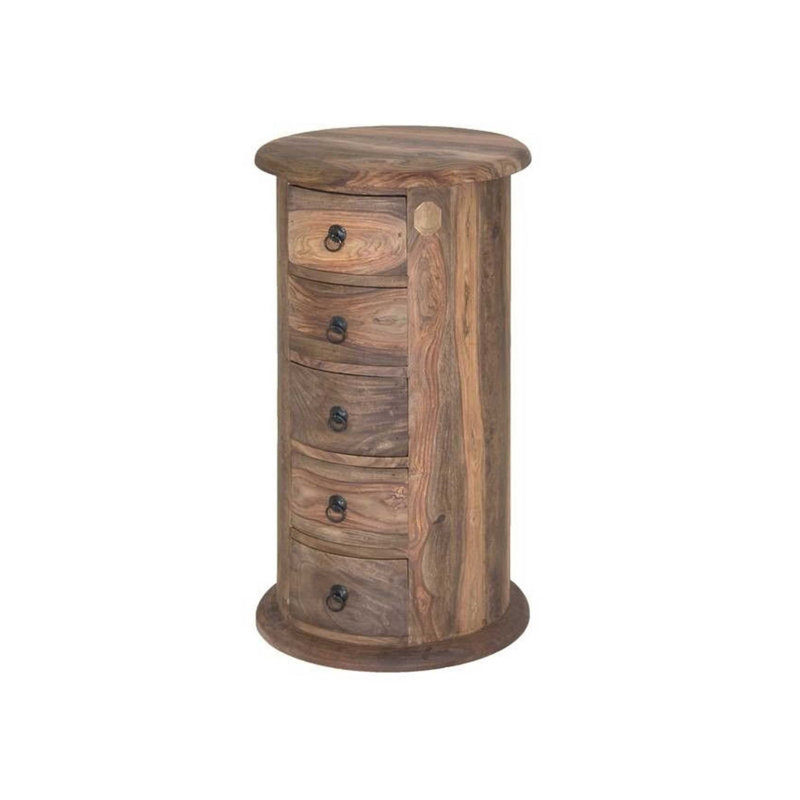Leeds Solid Wood 45cm W 5 - Drawer Chest of Drawers