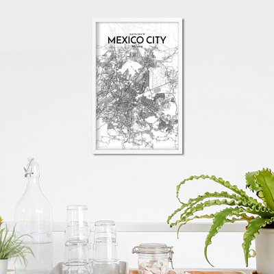 «Mexico City Map», impression