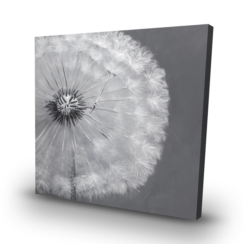 Dandelion puff ball - 32"x32" art on canvas