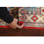 Tapis oriental géométrique Kazak noué à la main 3 x 5