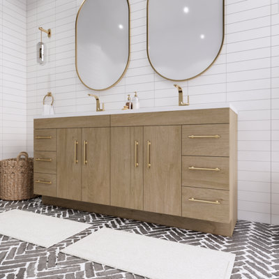 Spring 72" Double Bathroom Vanity Set