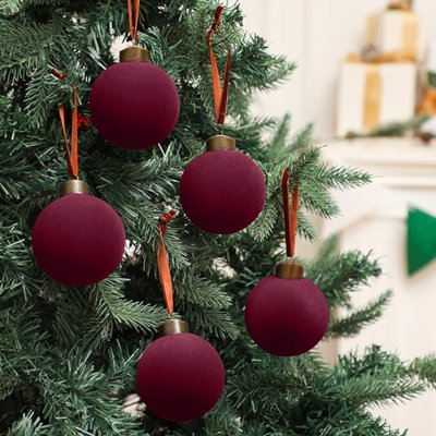 3" Velvet Bauble
