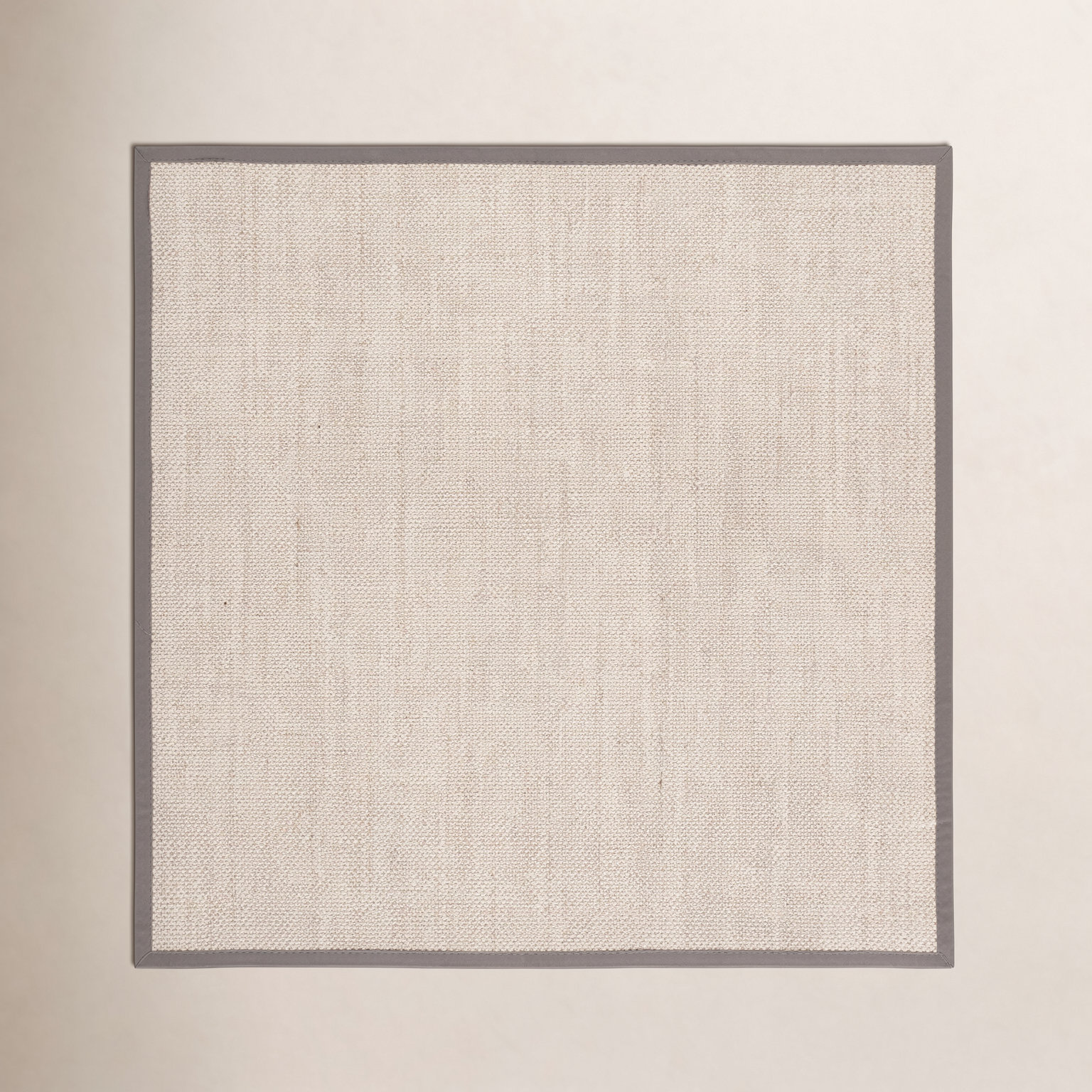 Torbin Marble Khaki Jute Rug, Square 12'