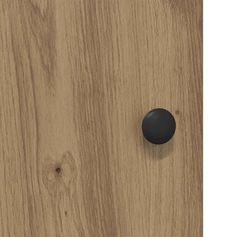 40cm W Manufactured Wood Bedside Table, Artisan Oak