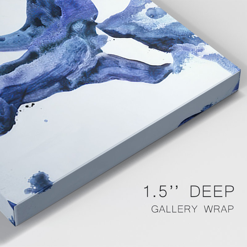 Indigo I sur impression sur toile, H 18 po x l 12 po