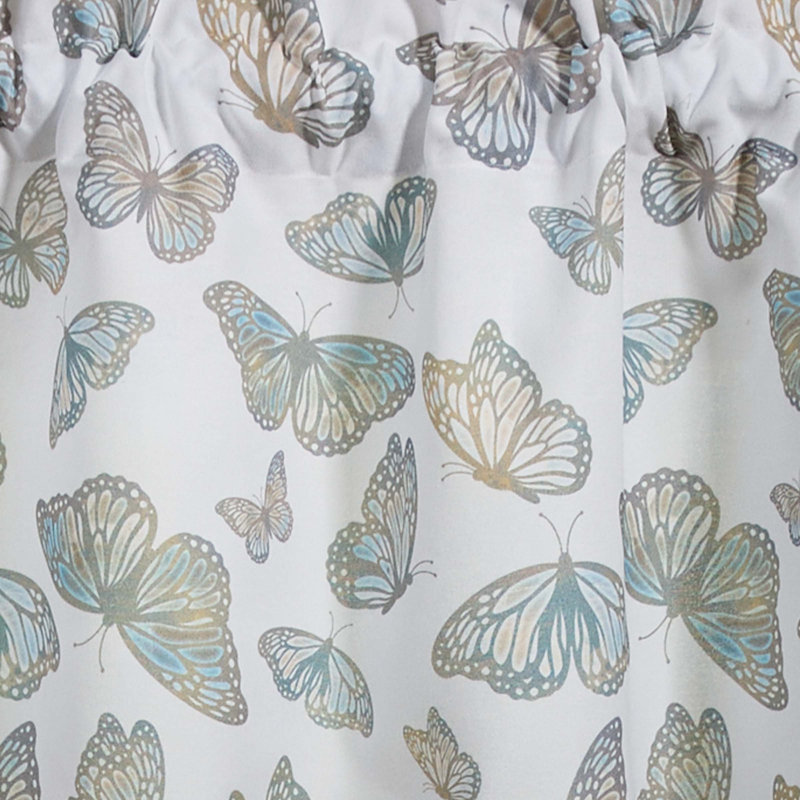  Cantonnière bleue Wings 60 po x 14 po